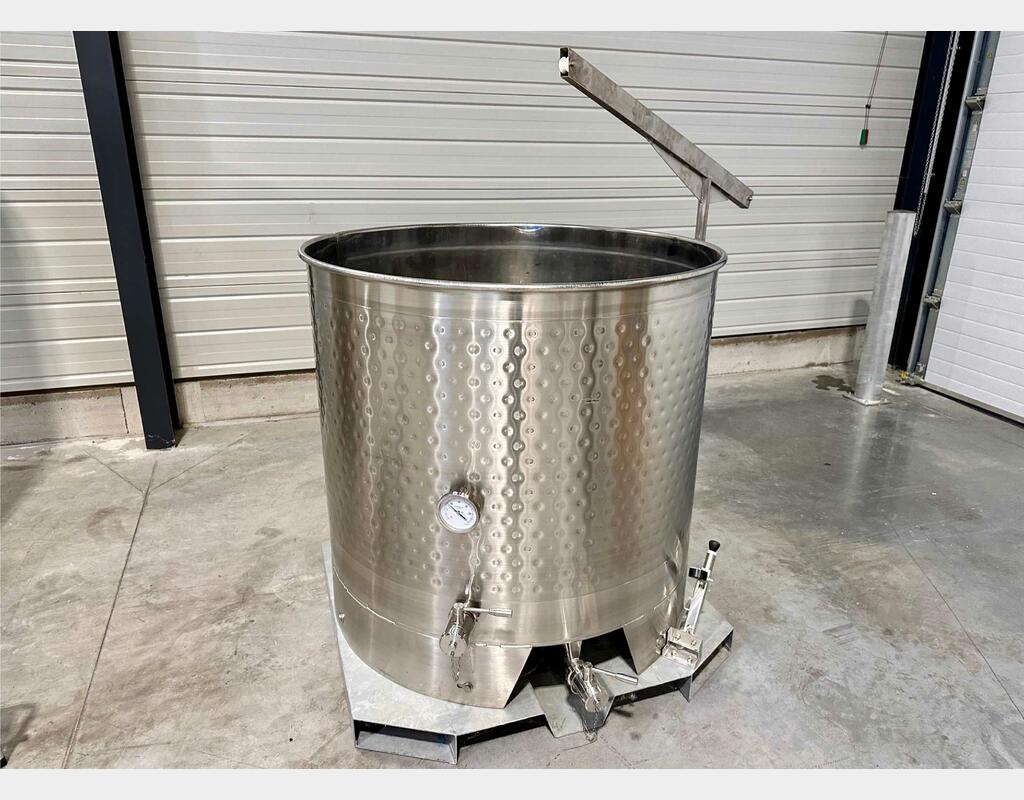 304 stainless steel tank - Double wall  - Model SBPA1000DR