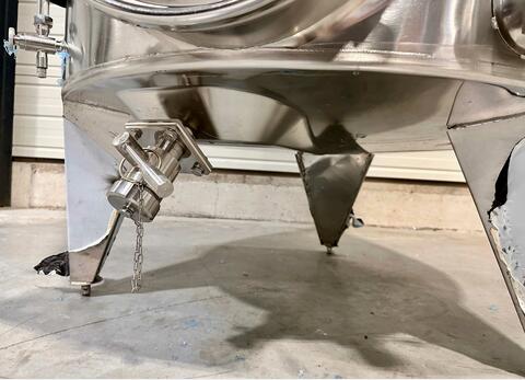 304 stainless steel tank - Curved bottom - STOBP1700