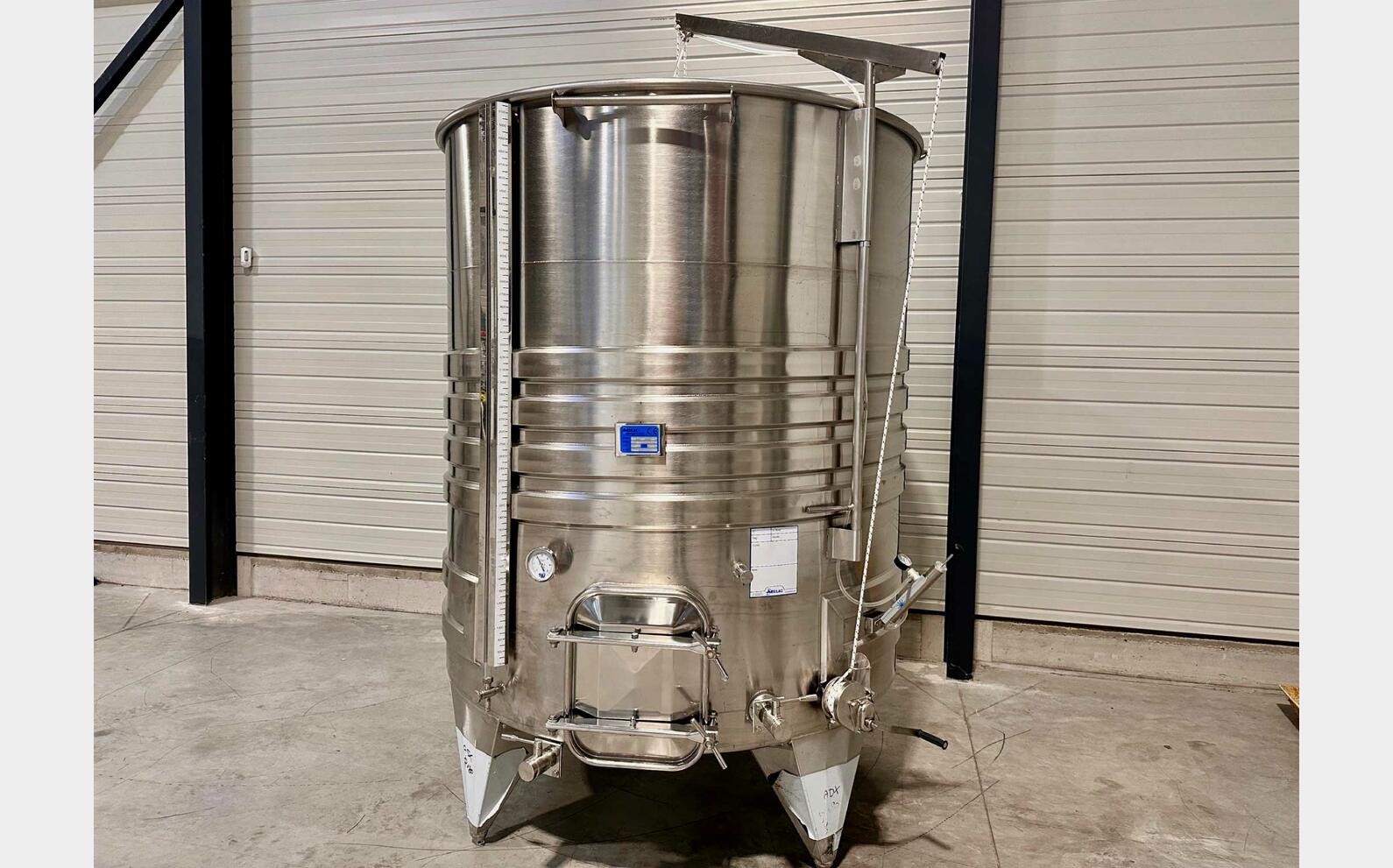 Cuve inox 304 - Circuit serpentin 48.9 HL (4 893 Litres) ARSILAC