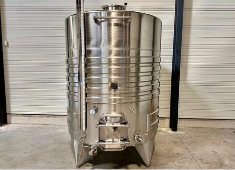 Cuve inox 304 thermor&eacute;gul&eacute;e sur pieds 53.20 HL (5 320 litres) ARSILAC