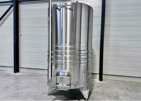 Cuve inox 304 thermor&eacute;gul&eacute;e fond inclin&eacute; sur pieds 52 HL (5 205 Litres) ARSILAC
