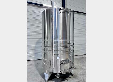 Cuve inox 304 thermor&eacute;gul&eacute;e fond inclin&eacute; sur pieds 52 HL (5 205 Litres) ARSILAC