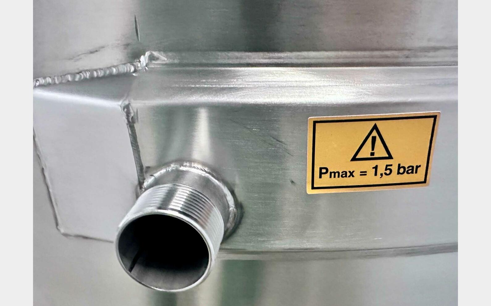 Cuve inox 304 - Circuit serpentin 39 HL (3 902 litres) ARSILAC