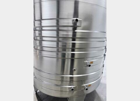 Cuve inox 304 thermor&eacute;gul&eacute;e sur pieds 61.6 HL (6 164 litres) ARSILAC