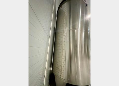 304 stainless steel tank with conical bottom on feet - Floating top