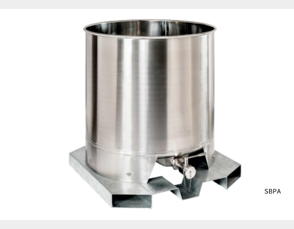 Stainless steel tanks - SBPA From 1.39 HL (139 liters) to 21.35 HL (2135 liters) ARSILAC