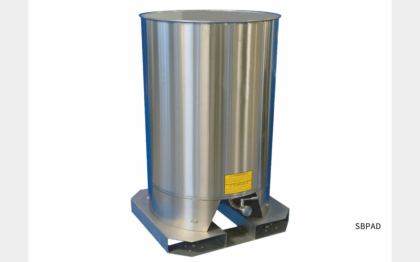 Stainless steel tanks - SBPA From 1.39 HL (139 liters) to 21.35 HL (2135 liters) ARSILAC