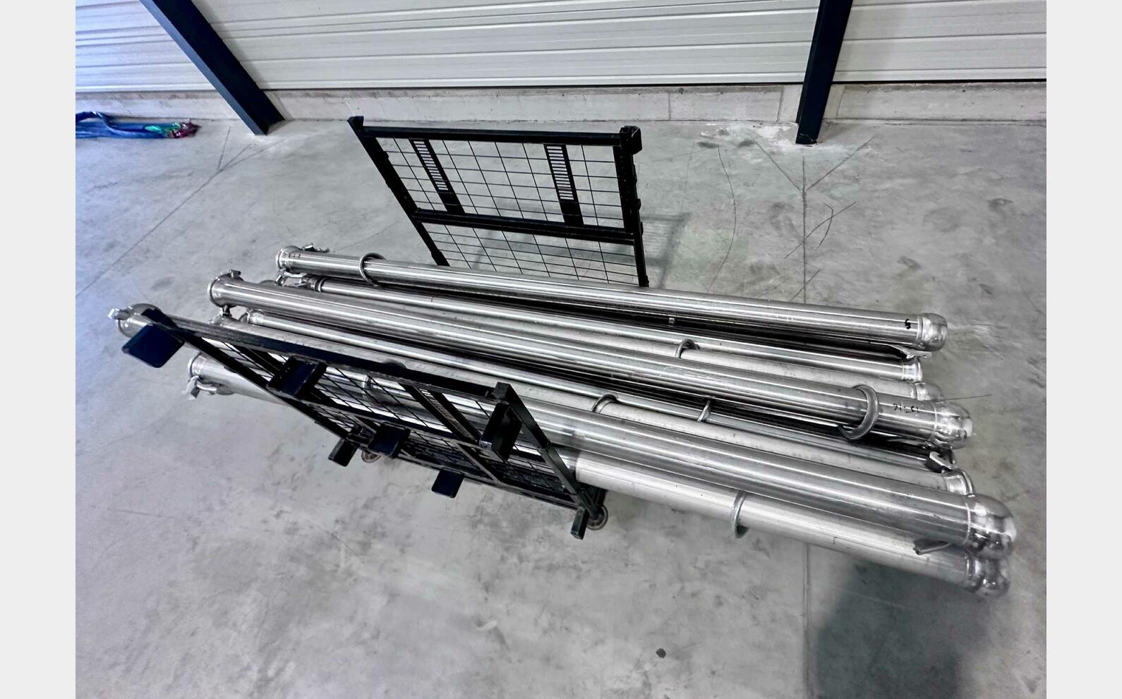 LOT tuyauterie vendange inox
