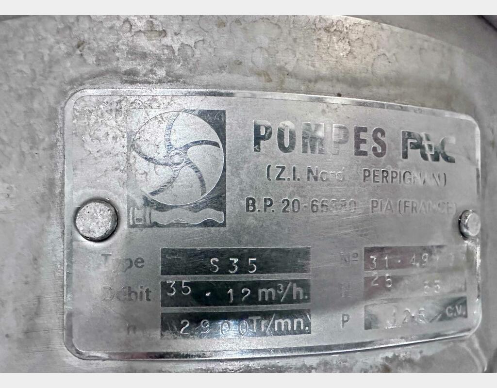 Pompe inox centrifuge - S 35