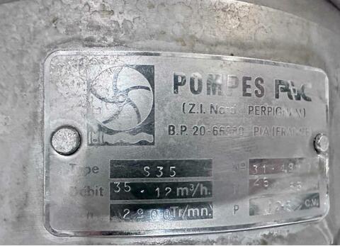 Pompe centrifuge 35m3/h PAC