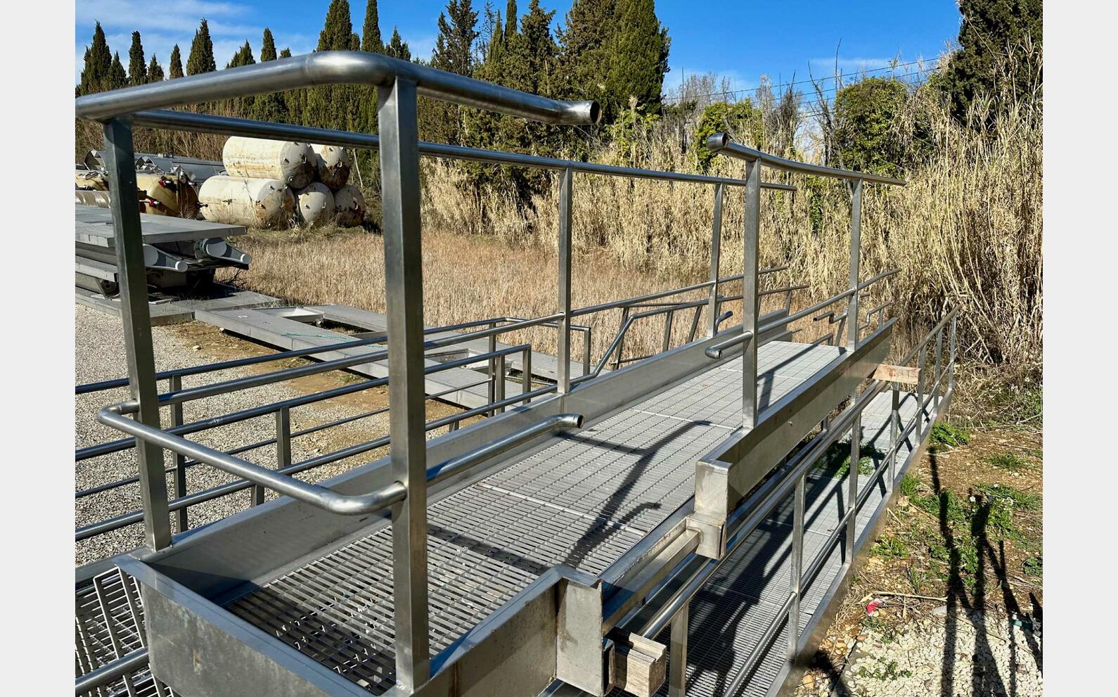 Passerelle inox Largeur : 700 mm