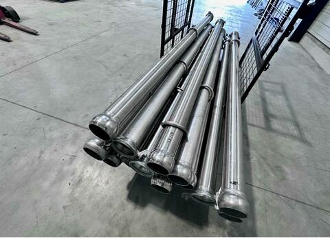 Stainless steel harvest piping - 120 mm diameter