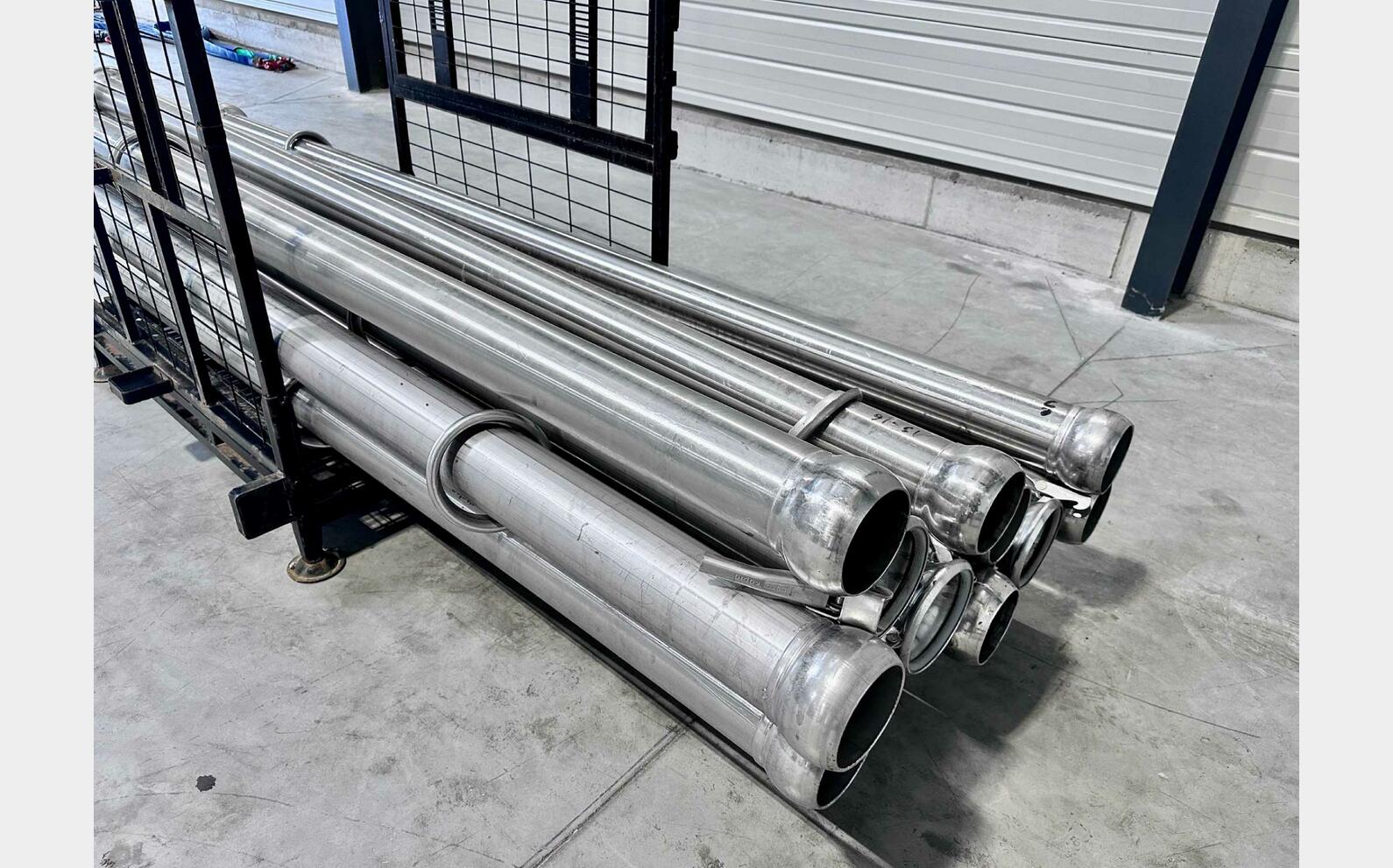 LOT tuyauterie vendange inox