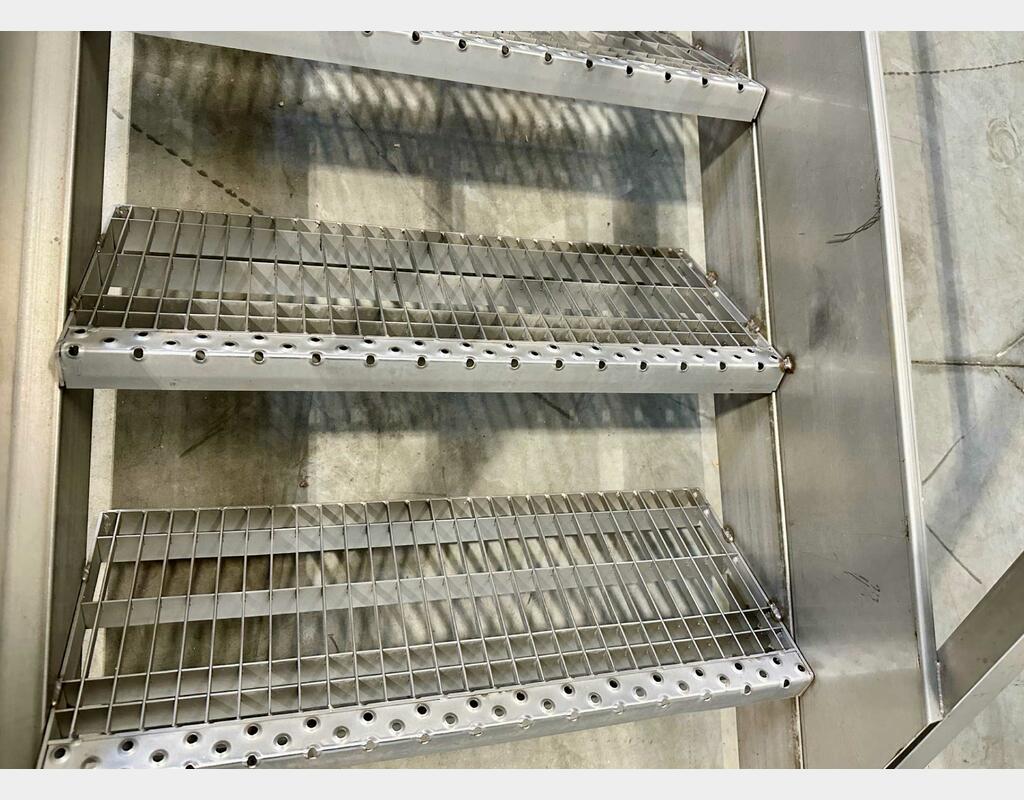 Stainless steel staircase - 11 steps