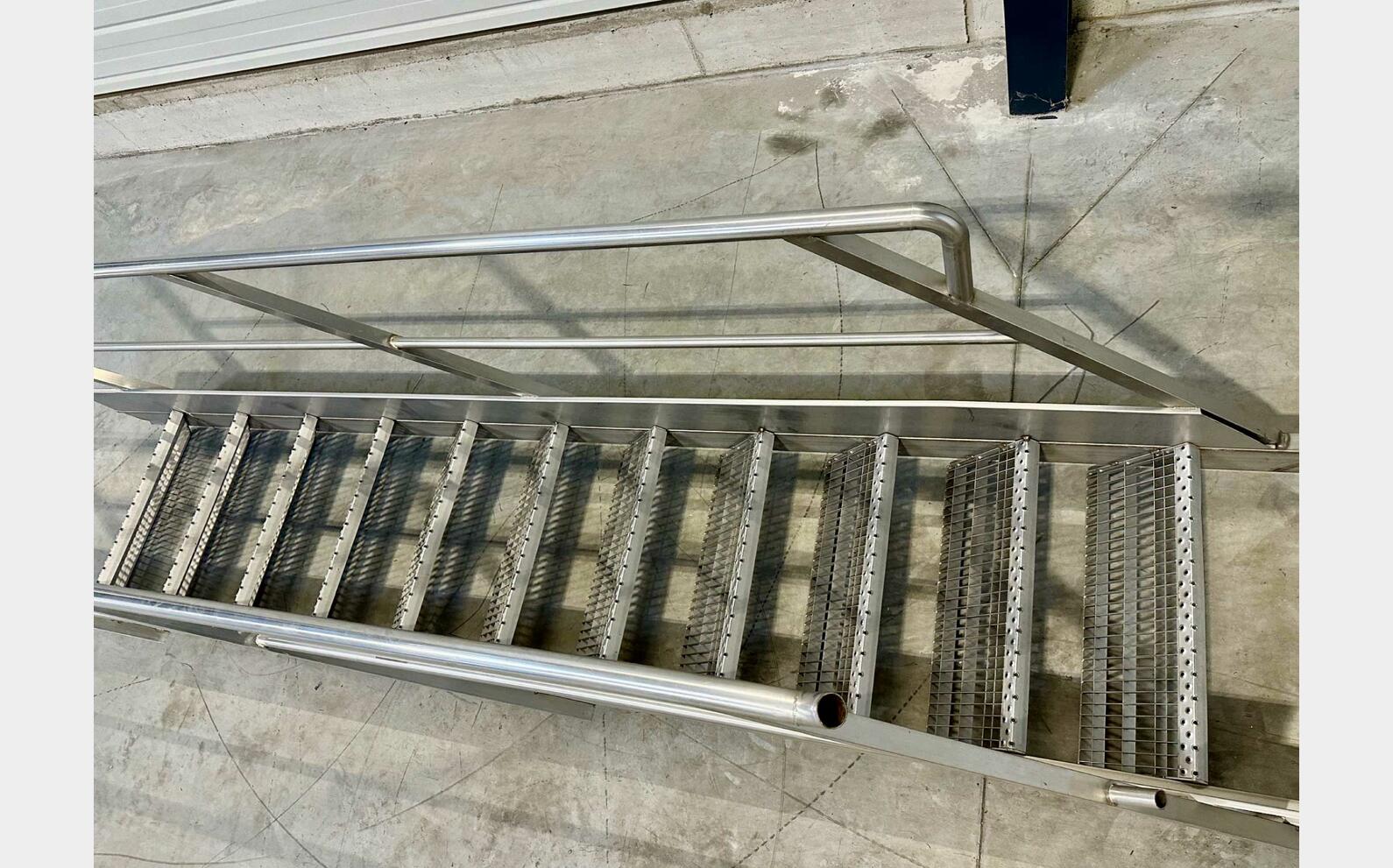 Escalier inox