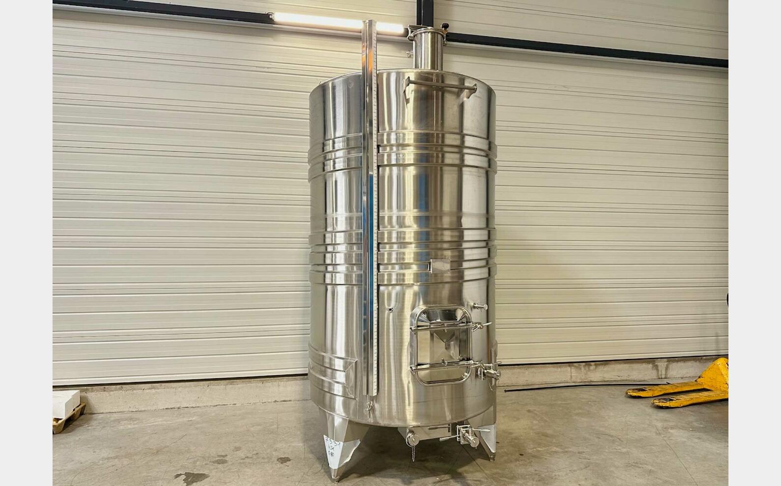 Cuve inox 316L - Circuit serpentin 52.05 HL (5 205 litres) ARSILAC