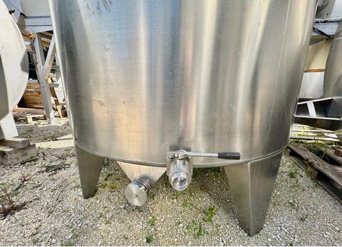 Cuve inox 304L - Fond conique 64 HL (6 400 litres) LEJEUNE
