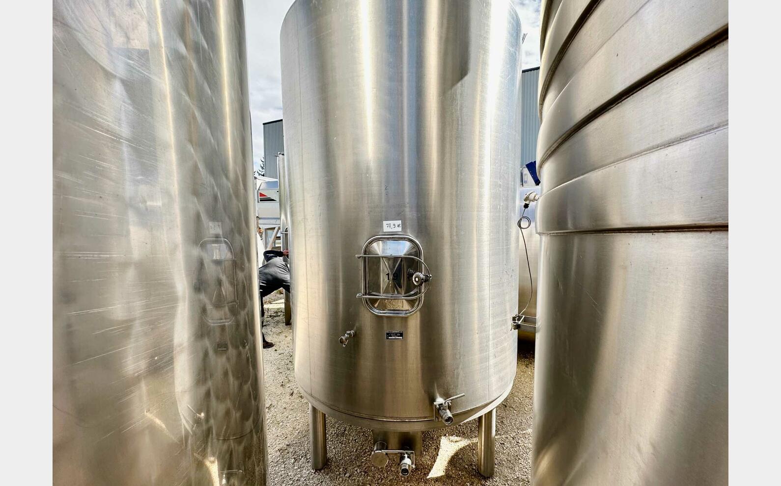 Cuve inox 304L 78 HL (7 800 litres) CARTIER