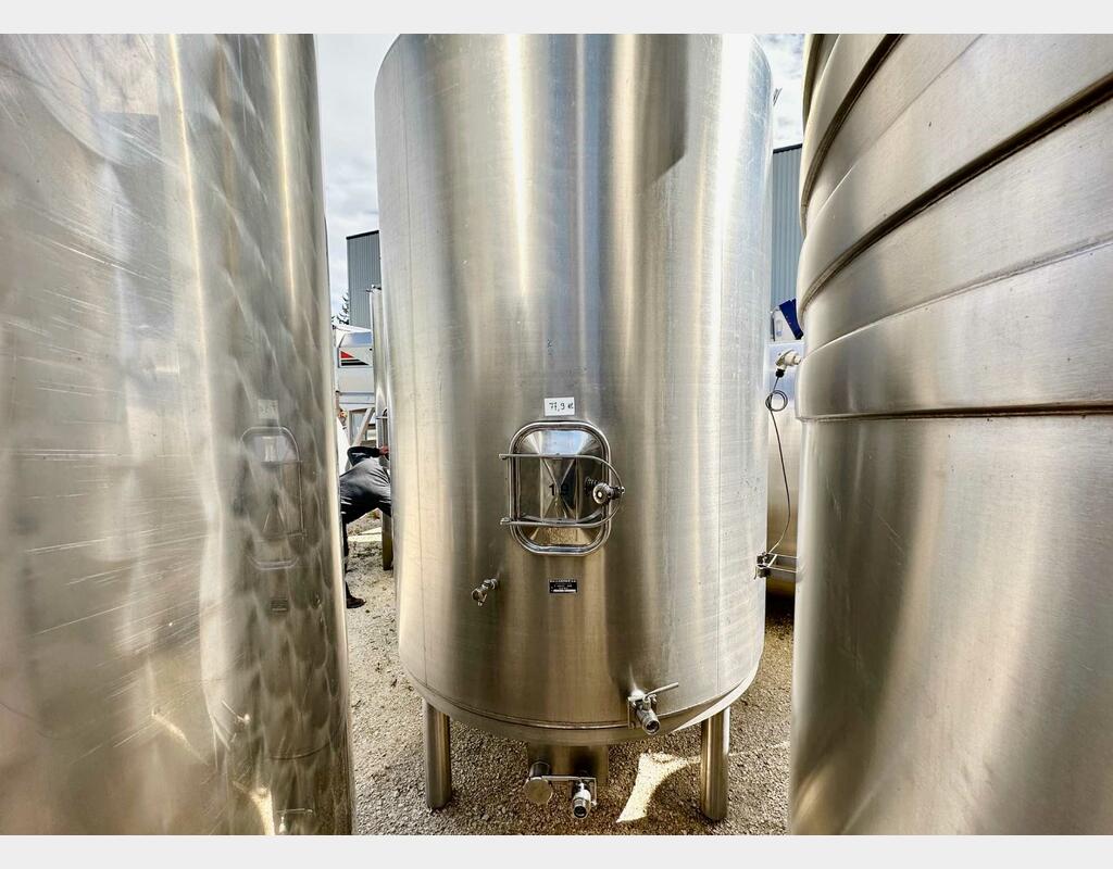 304L stainless steel tank 78 HL (7 800 litres) CARTIER
