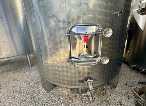 304L stainless steel tank - Conical bottom 204 HL (20,400 litres) LAGOUARDE