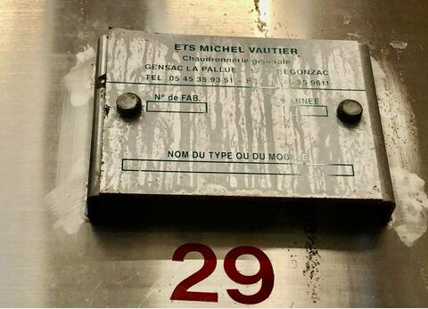 304 ss tank - Closed 715 HL (71,500 Litres) VAUTIER
