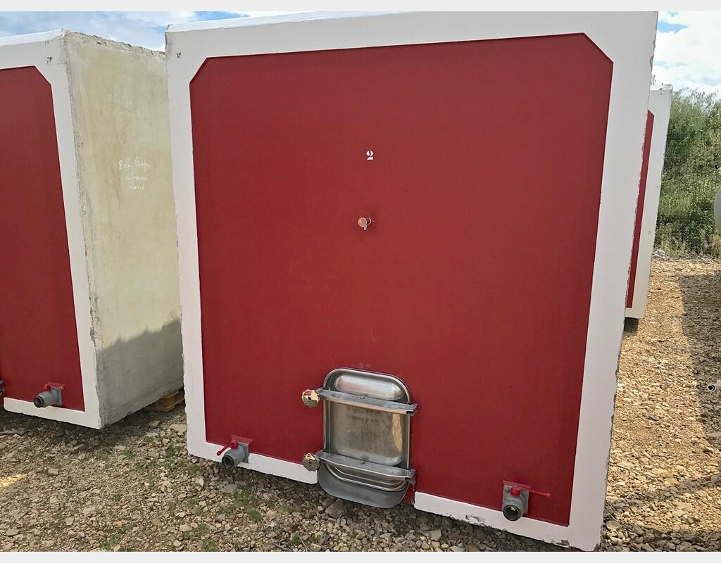 Cuve b&ecirc;ton rectangulaire