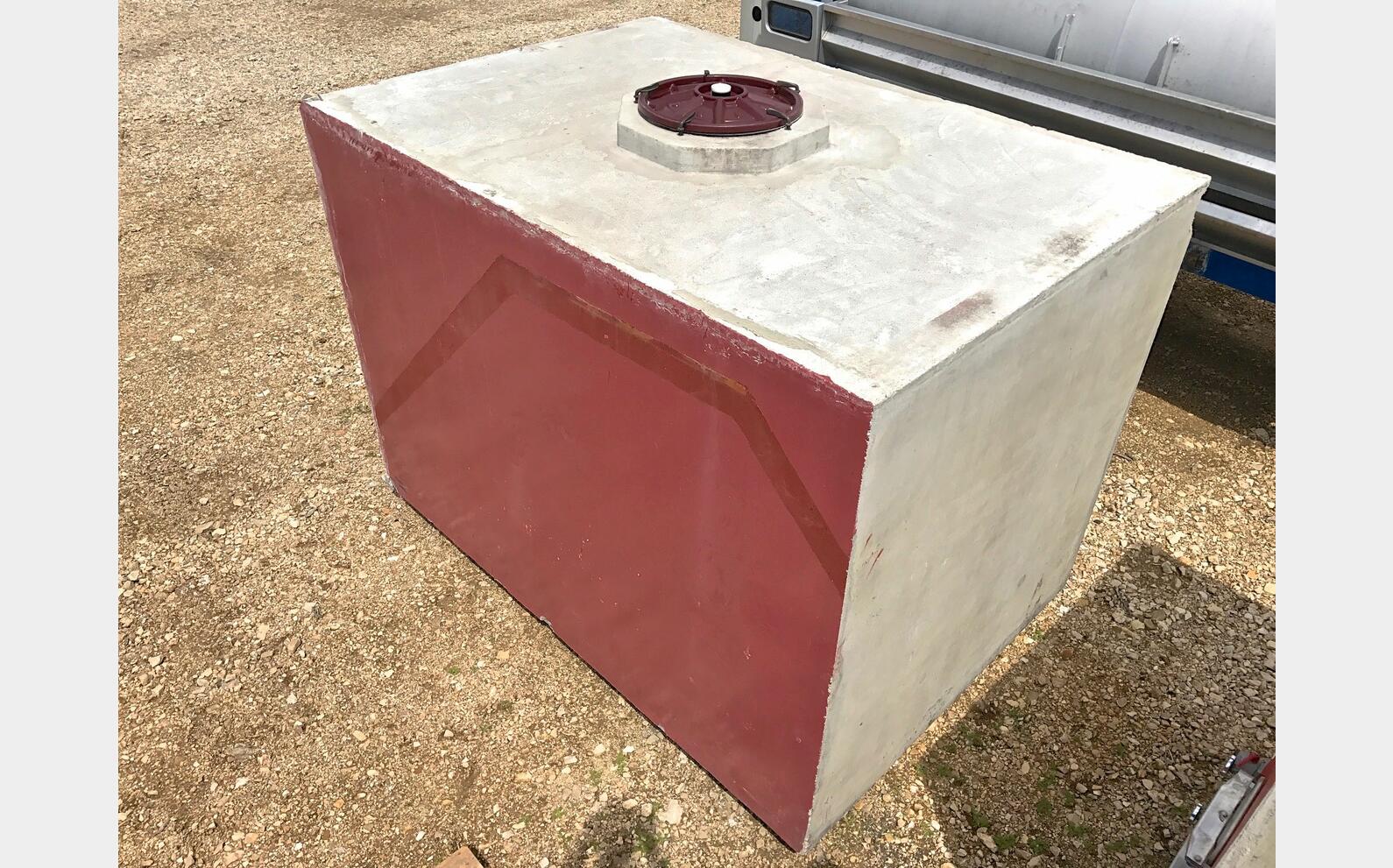 Cuve b&ecirc;ton rectangulaire