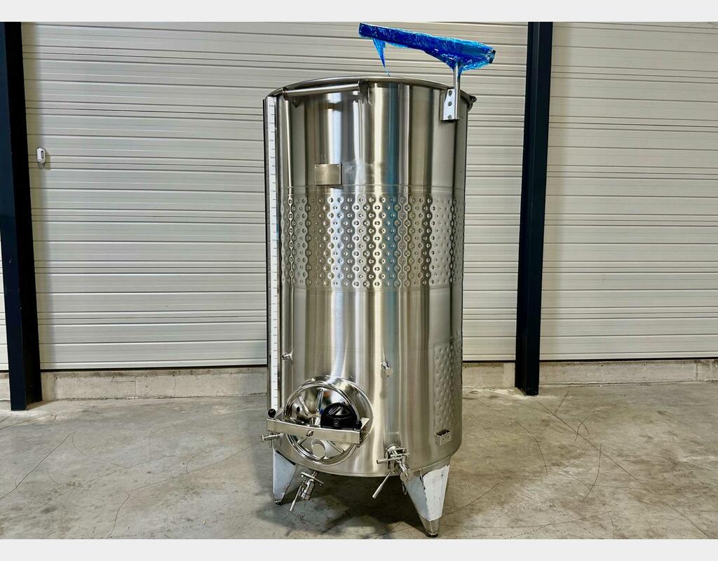 316L stainless steel tank - Honeycomb circuit - Domed bottom - Floating top