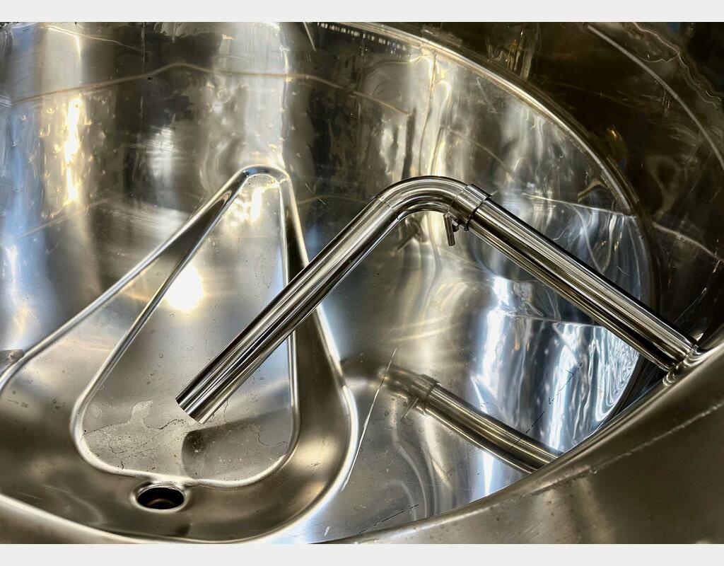 316L stainless steel tank - Honeycomb circuit - Domed bottom - Floating top