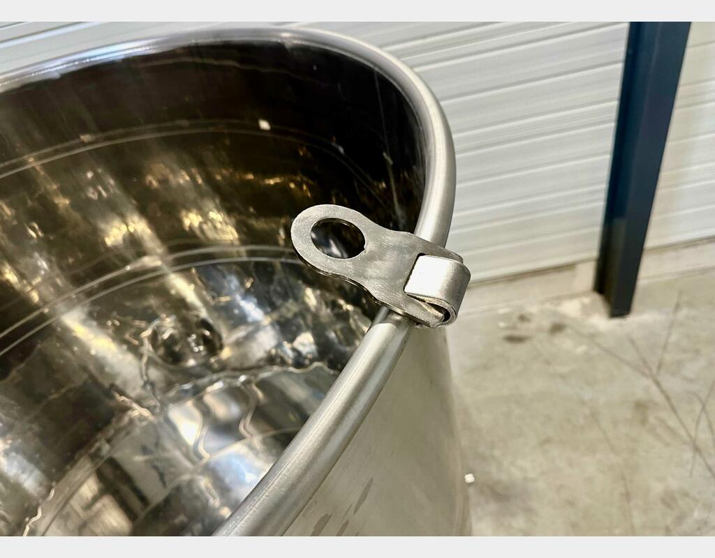 316L stainless steel tank - Honeycomb circuit - Domed bottom - Floating top