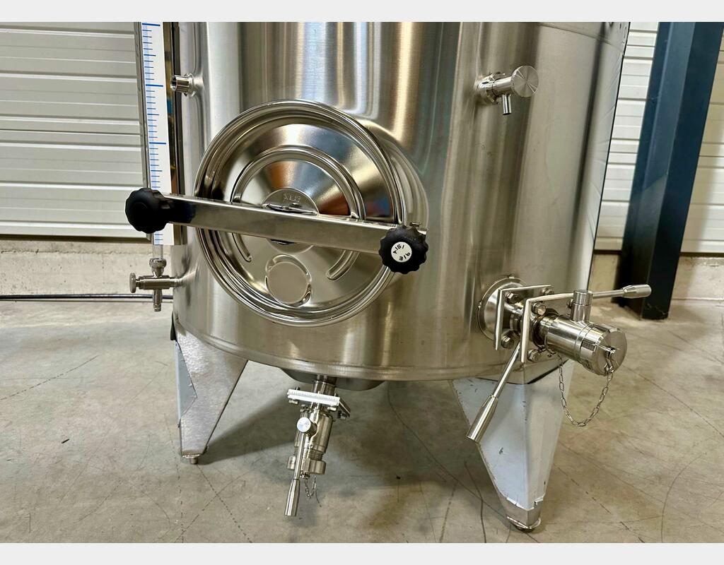 316L stainless steel tank - Honeycomb circuit - Domed bottom - Floating top