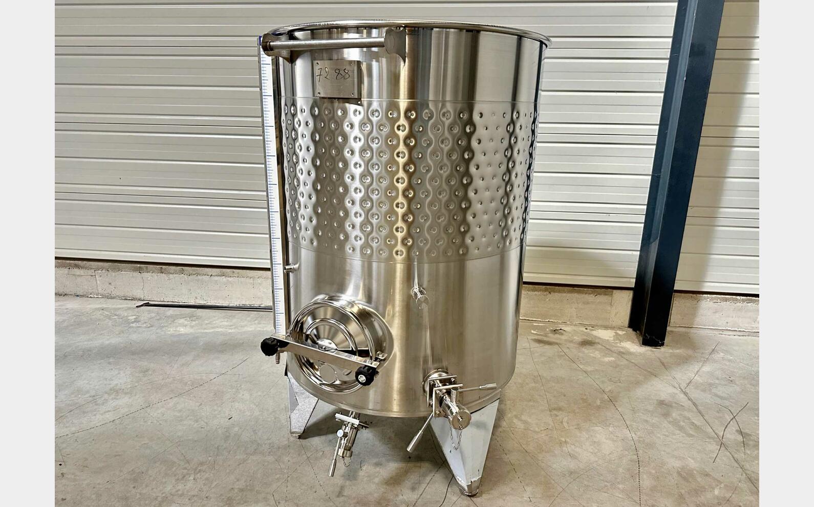 316L ss tank - Honeycomb circuit 9.7 HL (979 litres) ARSILAC