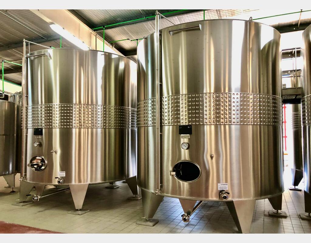 304L ss tank - Temperature-controlled 190 HL (19,000 litres) ALLIANCE INOX
