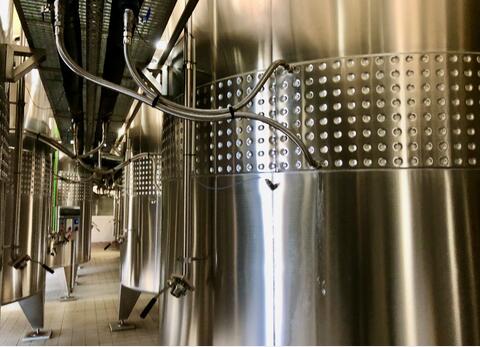304L ss tank - Temperature-controlled 190 HL (19,000 litres) ALLIANCE INOX