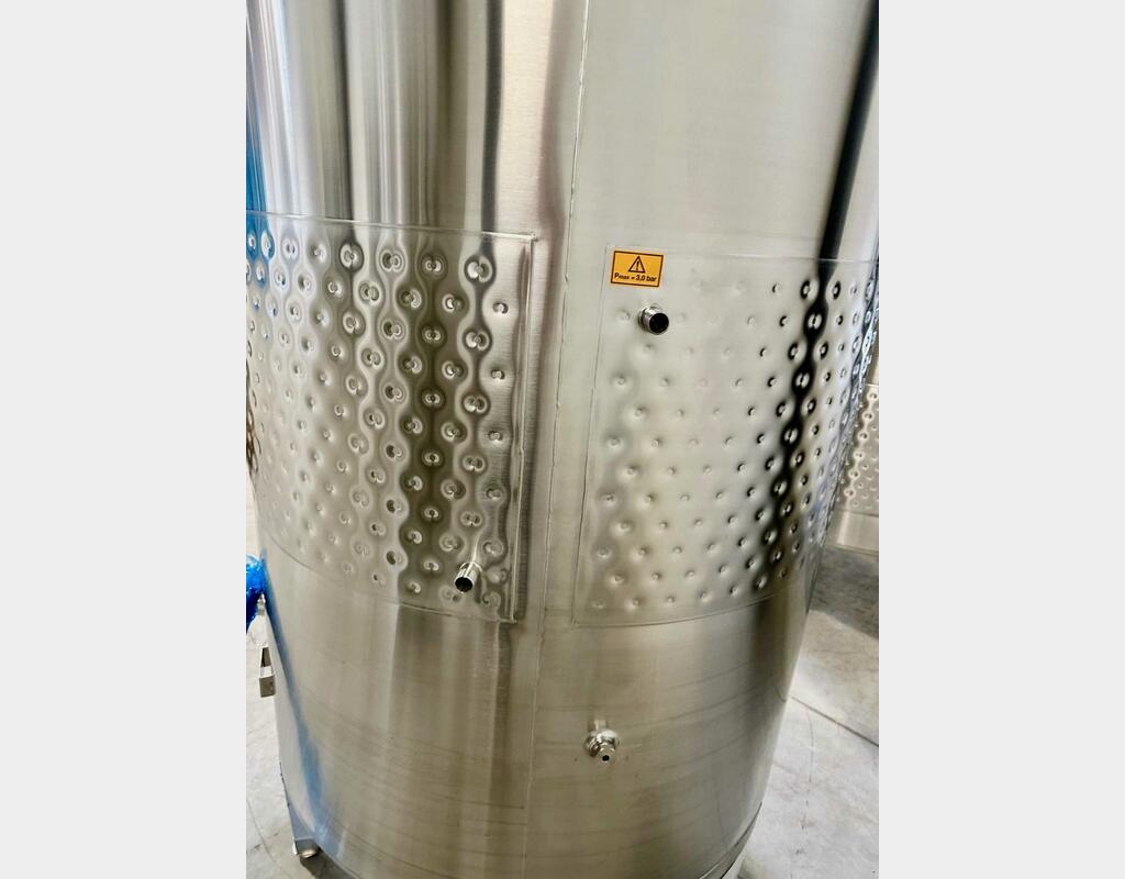 316L stainless steel tank - Honeycomb circuit - Domed bottom - Floating top