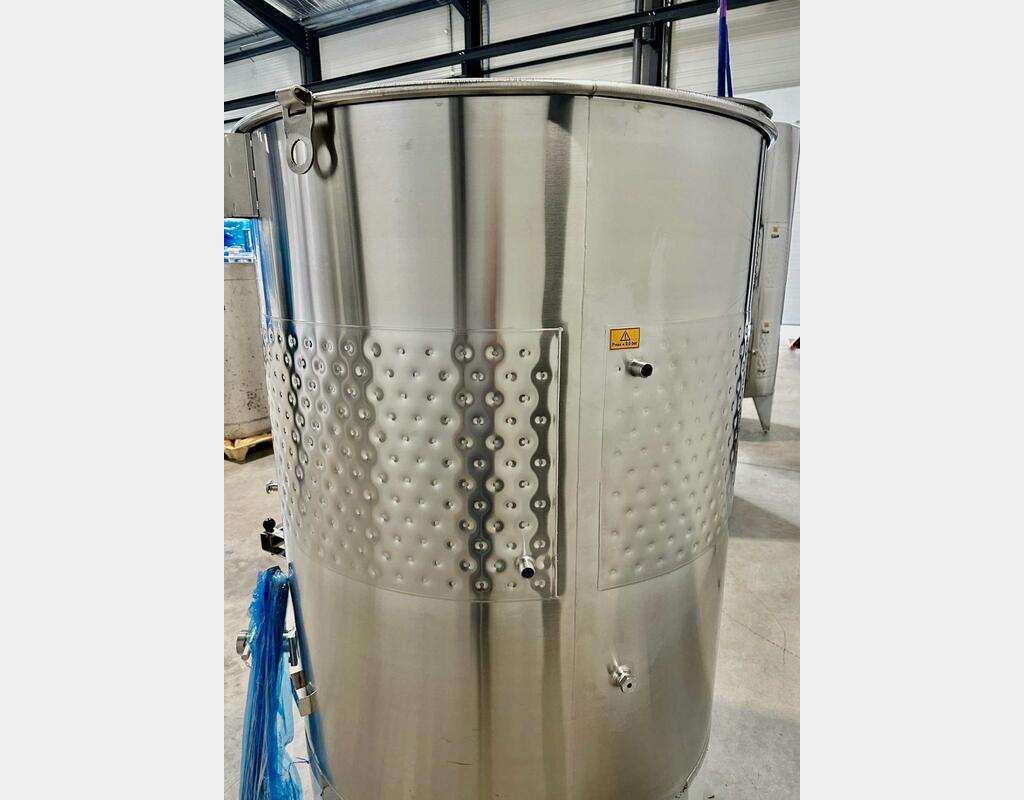 316L stainless steel tank - Honeycomb circuit - Domed bottom - Floating top