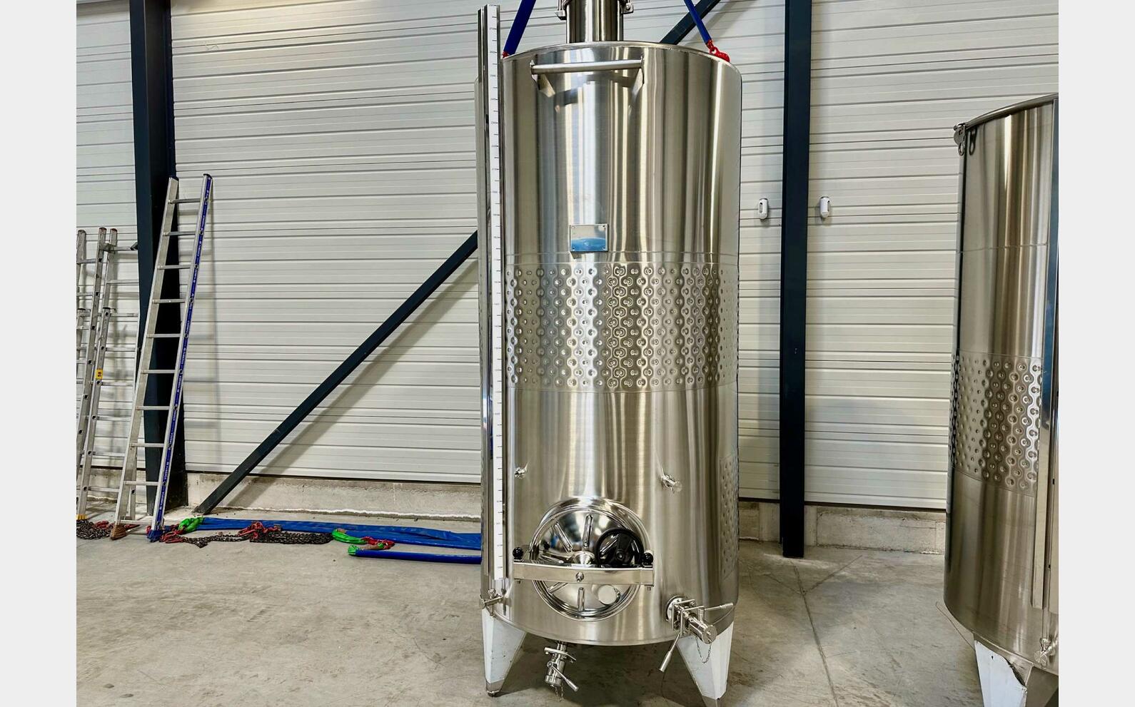 Cuve inox 316L - Circuit nid d'abeilles 26.2 HL (2 623 litres) ARSILAC