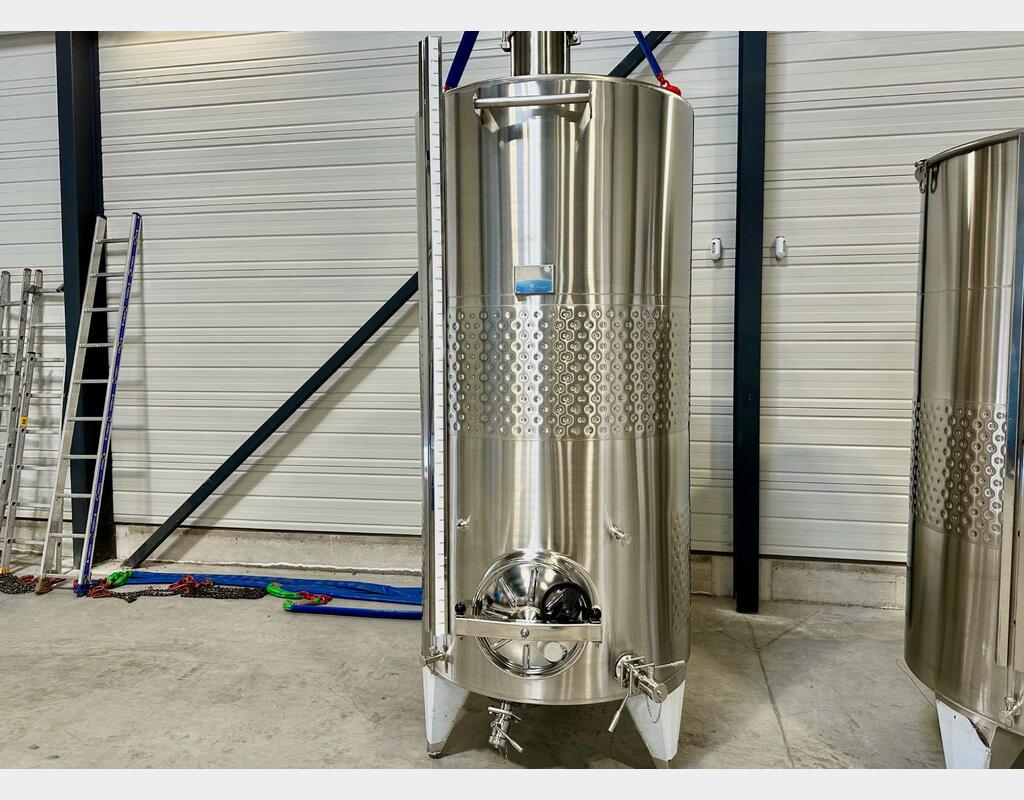 Cuve inox 316L - Circuit nid d'abeilles 26.2 HL (2 623 litres) ARSILAC