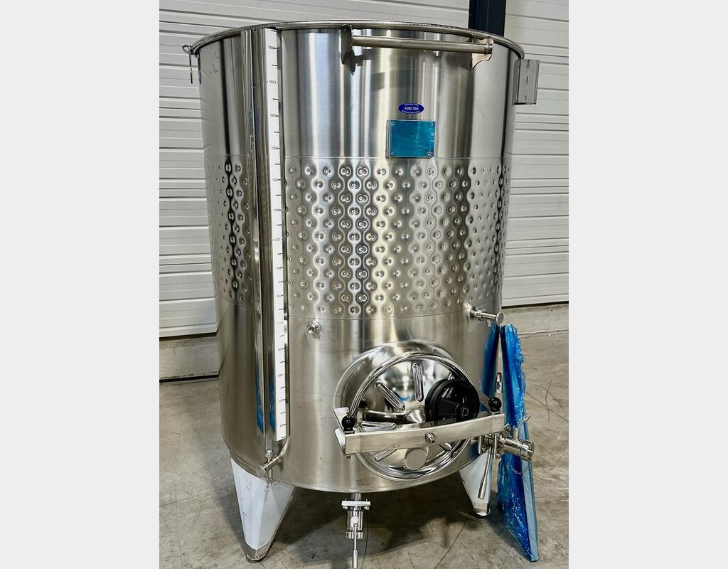 316L stainless steel tank - Honeycomb circuit - Domed bottom - Floating top