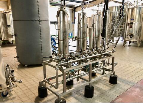 Cartridge filtration pallet DOMINICK HUNTER