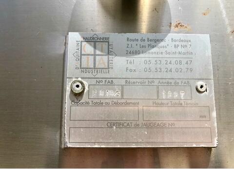 Stainless steel tank