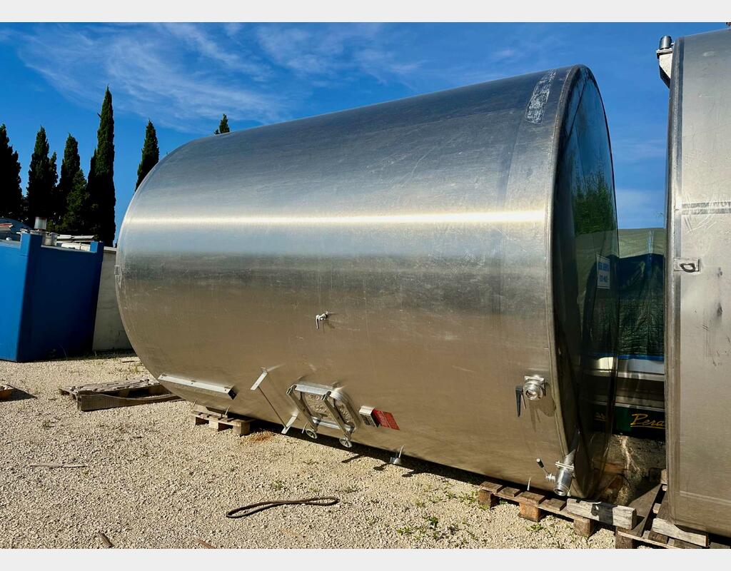 Cuve inox fond plat - Stockage
