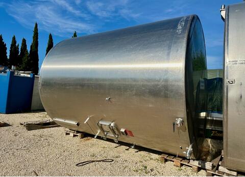 Flat-bottomed stainless steel tank - Storage