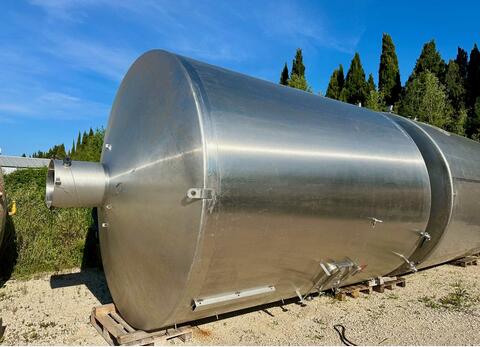 Flat-bottomed stainless steel tank - Storage