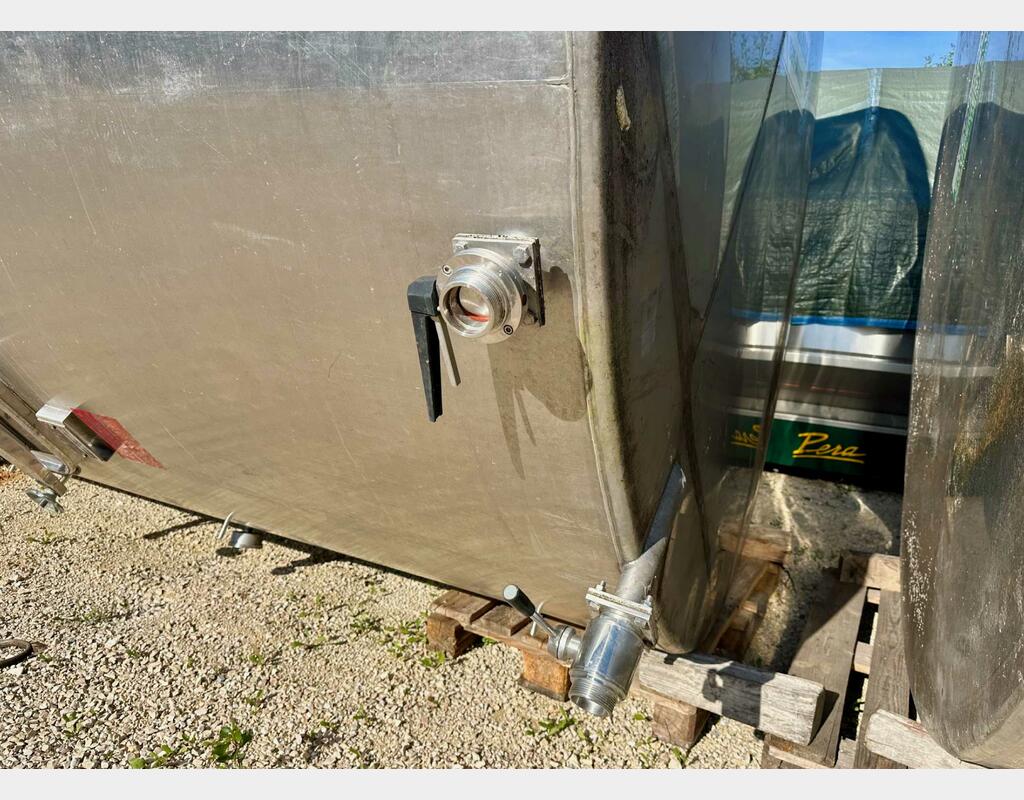Cuve inox fond plat - Stockage