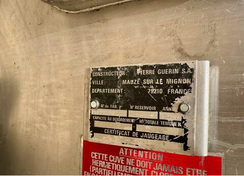 Cuve inox fond plat - Stockage