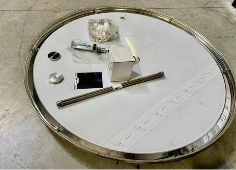 316L ss tank - Coil circuit 74.36 HL (7,436 litres) ARSILAC