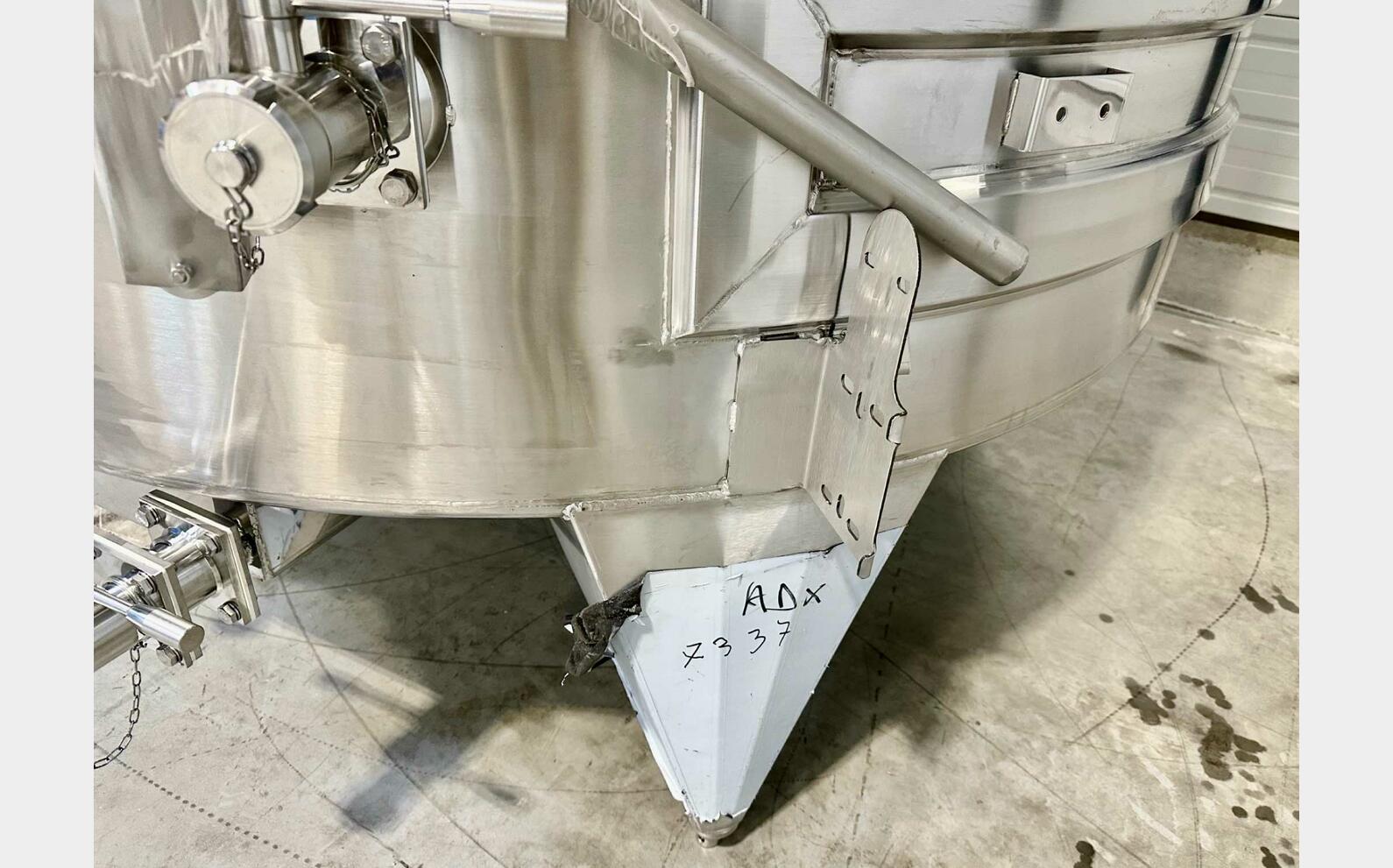 316L ss tank - Coil circuit 48.93 HL (4 893 litres) ARSILAC
