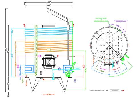 316L ss tank - Coil circuit 48.93 HL (4 893 litres) ARSILAC