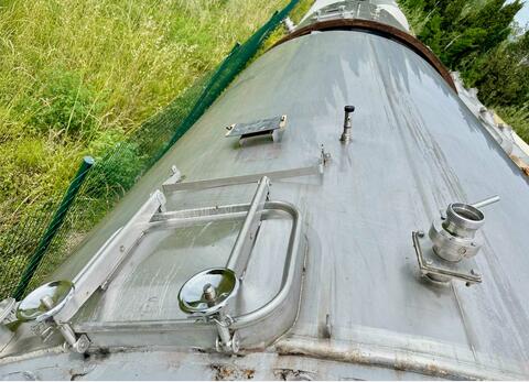 Cuve inox sur jupe